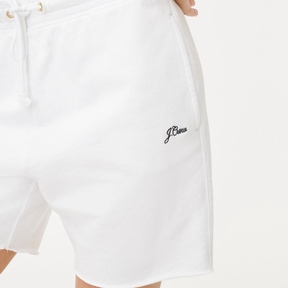 J.CREW University Terry Cutoff Short With Crew Logo - Picture 5 of 10